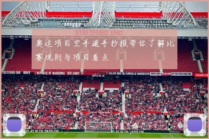 奥运项目空手道手抄报带你了解比赛规则与项目看点