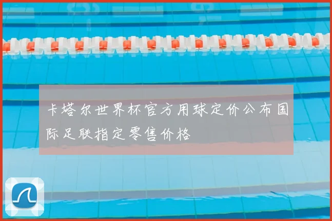 卡塔尔世界杯官方用球定价公布国际足联指定零售价格