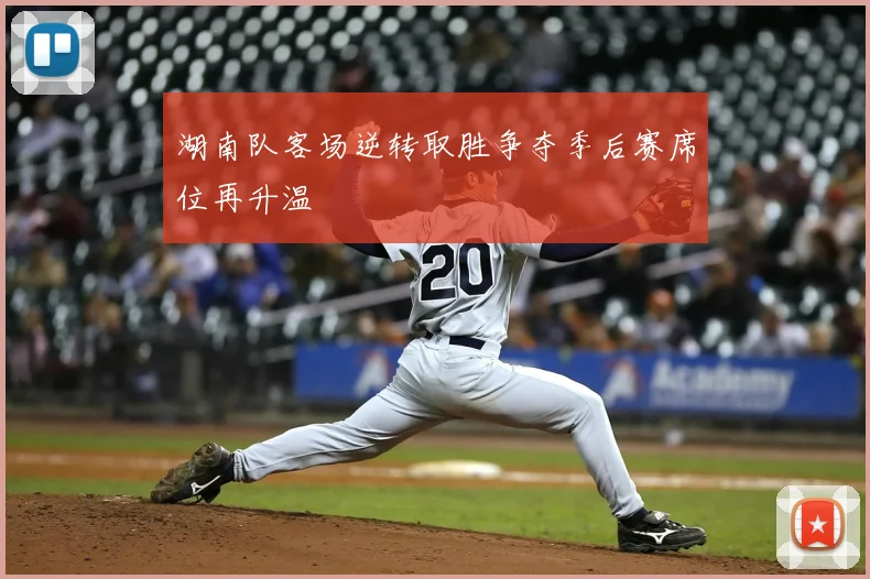 湖南队客场逆转取胜争夺季后赛席位再升温